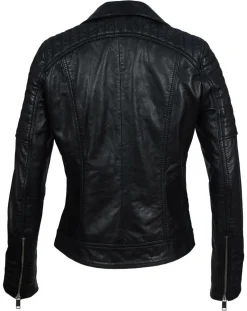 Femme Chyston Perfecto en Cuir Jessy noir