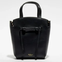 Femme Mulberry Petit sac à main en Cuir Mini Clovelly noir - 16x18x7 cm