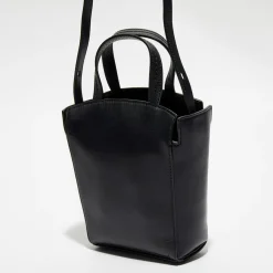 Femme Mulberry Petit sac à main en Cuir Mini Clovelly noir - 16x18x7 cm