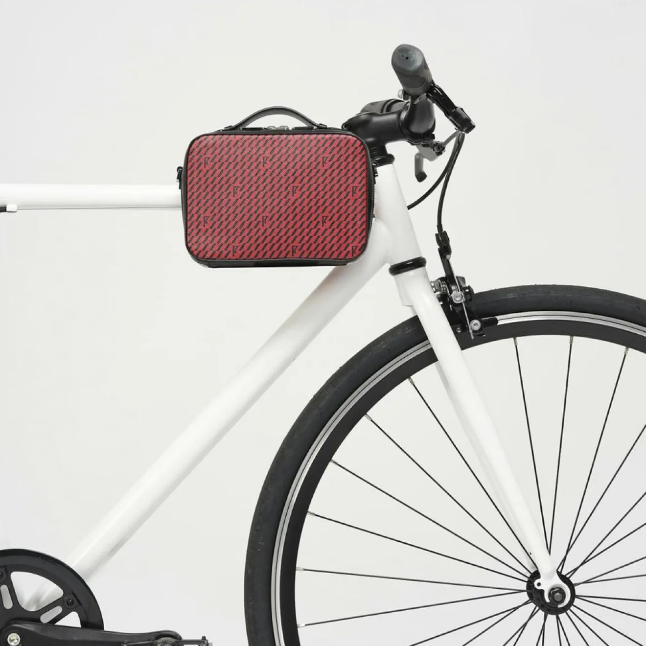 Femme Maison Faret Petit Sac en Toile enduite Pyla rouge/noir - 13x19x6.5 cm