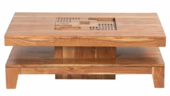 Hot Bois & Chiffons Petite table basse rectangulaire Acacia Kavish II Marron - 100x55x35 cm