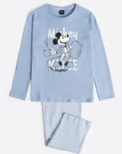 Enfant Disney 28 Pijama Mickey Petit Rêveur bleu