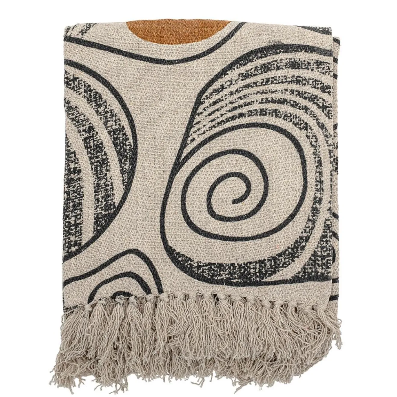 Bloomingville Plaid Giano nature - L.160xW.130 cm