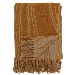 Bloomingville Plaid Ginna marron - L.160xW.130 cm