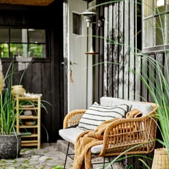 Bloomingville Plaid Ginna marron - L.160xW.130 cm