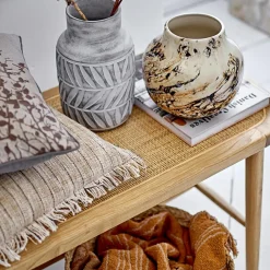 Bloomingville Plaid Ginna marron - L.160xW.130 cm