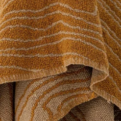 Bloomingville Plaid Ginna marron - L.160xW.130 cm