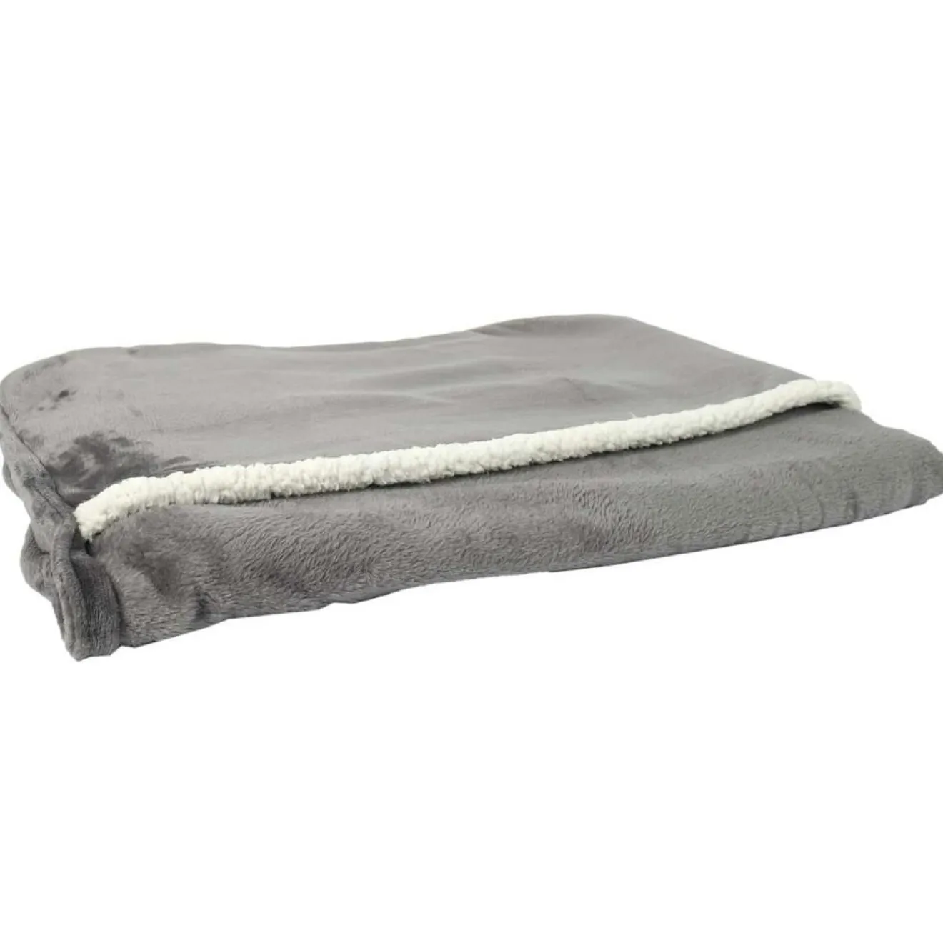 Sensly Plaid gris - 180x130 cm