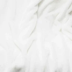 Home Deco Factory Plaid imiation fourrure Ooulence blanc - 120x150 cm