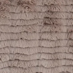 Online Home Deco Factory Plaid imitation fourrure Opulence taupe - 120x150 cm