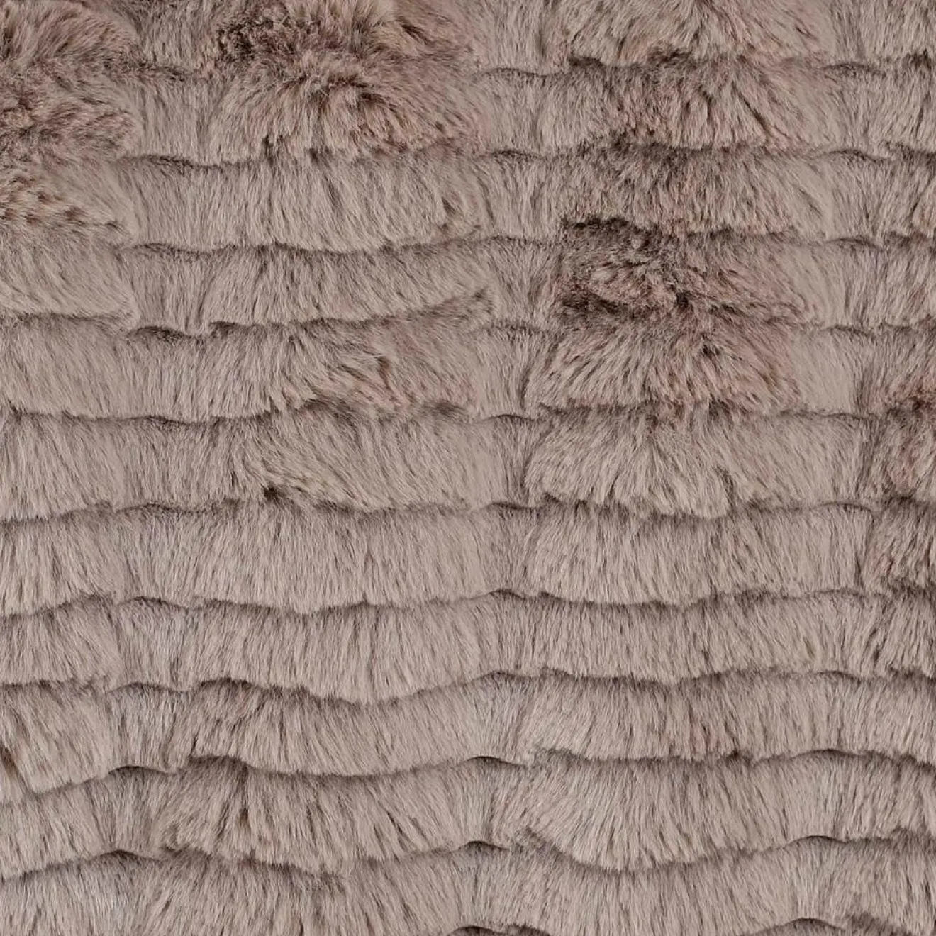 Online Home Deco Factory Plaid imitation fourrure Opulence taupe - 120x150 cm