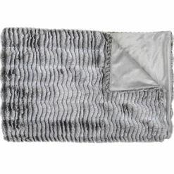 Hot Home Deco Factory Plaid imitation fourrure Opulence gris - 120x150 cm