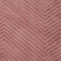 Hot Home Deco Factory Plaid imitation fourure et Sherpa rose - 140x200 cm