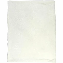 Home Deco Factory Plaid nid d'abeille blanc - 120x150 cm