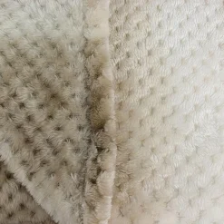 Home Deco Factory Plaid nid d'abeille XXL beige - 150x120 cm