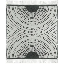 Vivaraise Plaid Recyclé Taina carbone - 160x140 cm