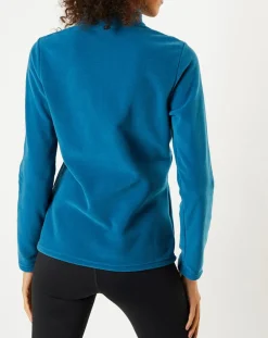 Clearance Odlo Polaire Midlayer 1/2 Zip bleu
