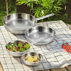 Gam'Hotel Poêle induction argentée - D.28 cm