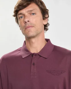 Discount Hackett London Polo Aston Martin Racing bordeaux