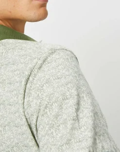 Homme Hackett London Polo Classic Fit Imprimé Allover kaki/beige