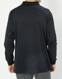 Homme Hackett London Polo Classic Fit Pied-de-poule noir/bleu marine