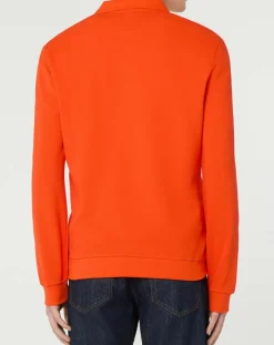 Homme Galeries Lafayette Polo Dolpiq ml piq orange vif