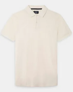 Homme Hackett London Polo en Jersey Regular Fit uni Smart écru
