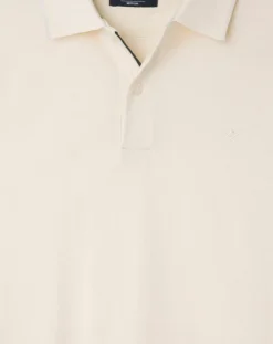 Homme Hackett London Polo en Jersey Regular Fit uni Smart écru