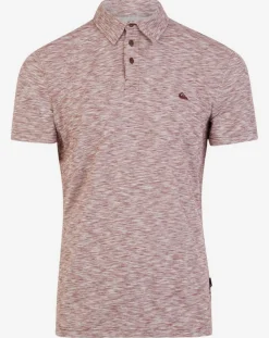Homme Quiksilver Polo Everyday Sun Cruise bordeaux chiné