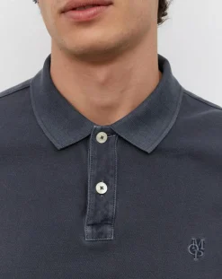 Discount Marc O'Polo Polo manches courtes Piqué Coton Bio bleu marine