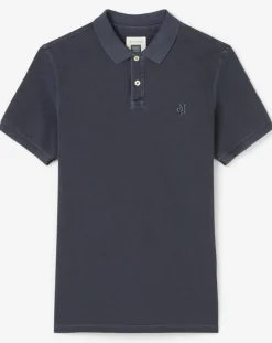 Discount Marc O'Polo Polo manches courtes Piqué Coton Bio bleu marine