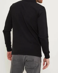 New Country Classics by MCS Polo manches longues Classic noir