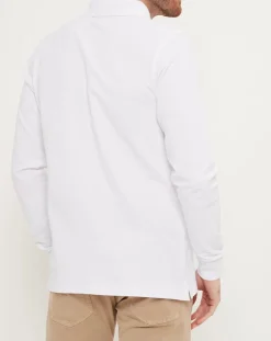 Homme Country Classics by MCS Polo manches longues Classic blanc