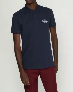 Homme Quiksilver Polo Miz Kimitt bleu marine