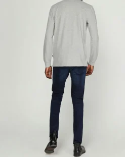 Homme Quiksilver Polo Miz Kimitt gris clair