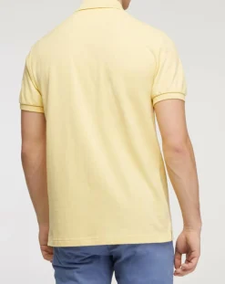 Outlet Hackett London Polo Numéro 1 jaune clair