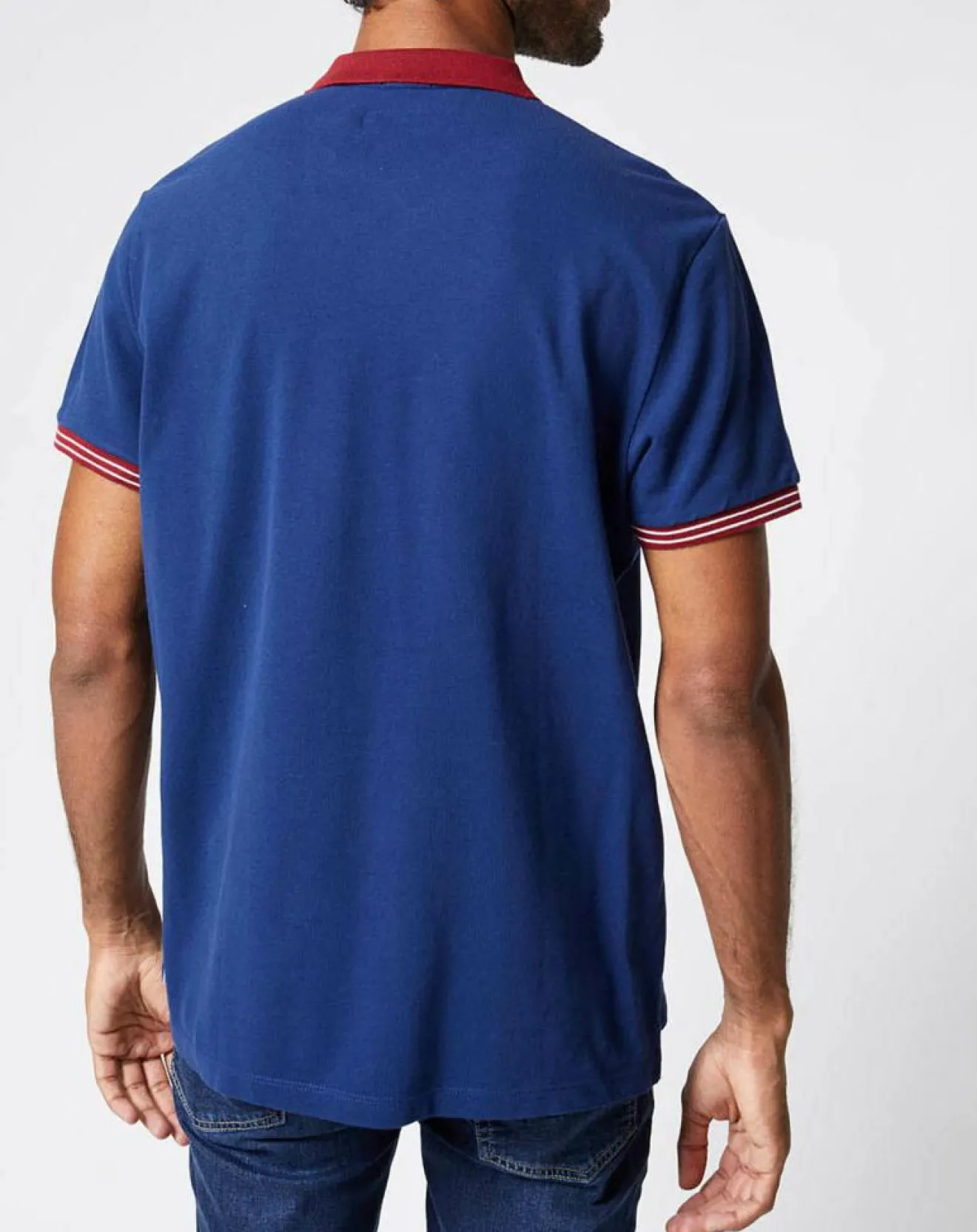 Homme Pepe Jeans Polo Piqué Corintin bleu marine