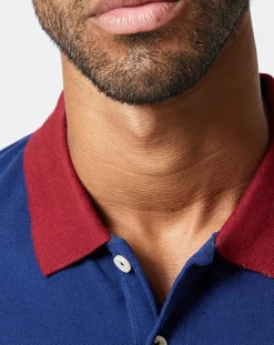 Homme Pepe Jeans Polo Piqué Corintin bleu marine