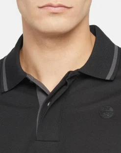 Sale North Sails Polo Regular Coolmax® noir