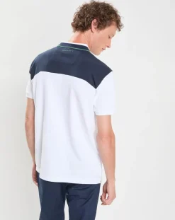 Homme Hackett London Polo Regular Fit Aston Martin Racing Colorblok blanc