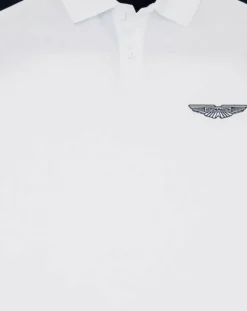 Homme Hackett London Polo Regular Fit Aston Martin Racing Colorblok blanc