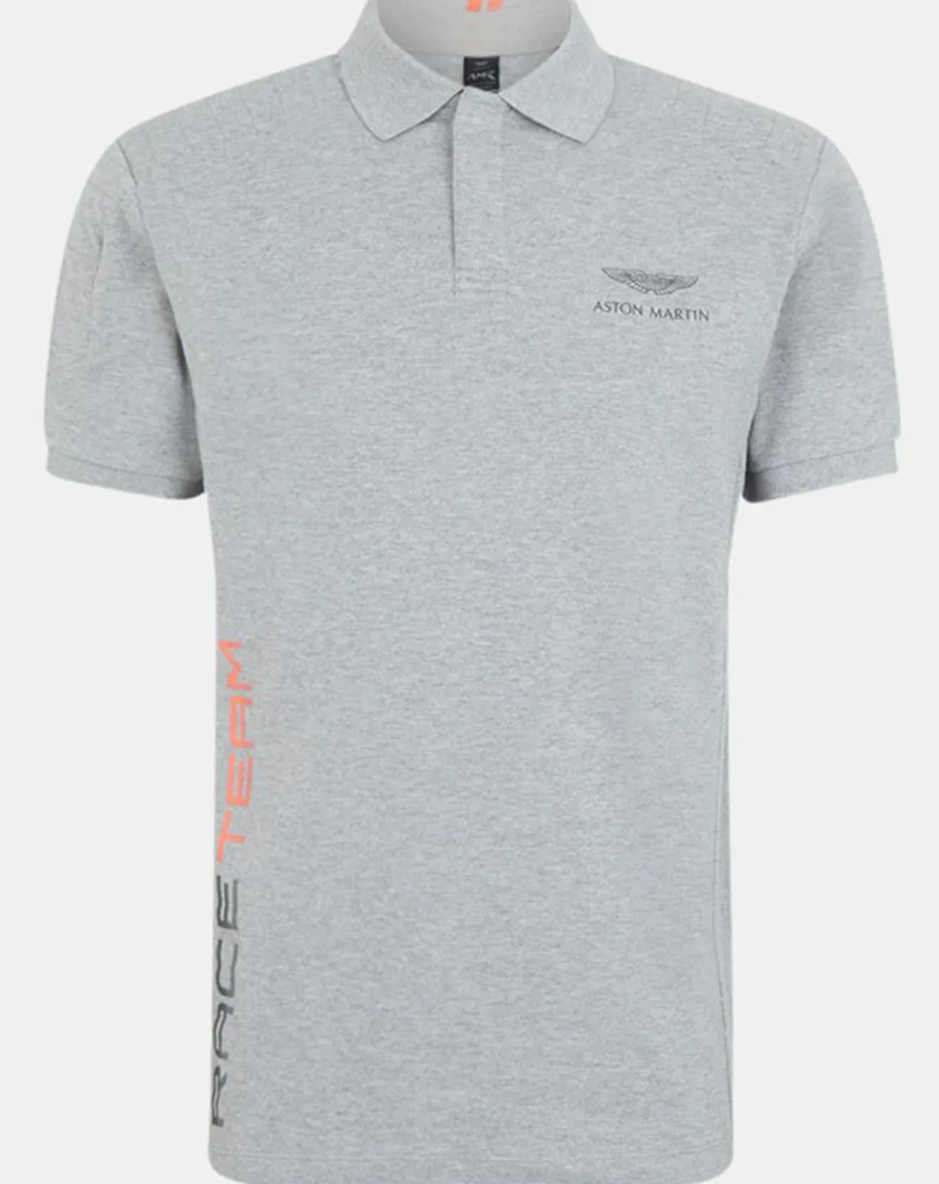 Outlet Hackett London Polo Regular Fit Aston Martin Racing gris chiné