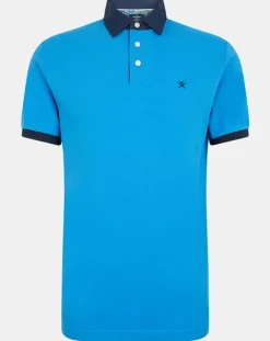 Clearance Hackett London Polo Regular Fit bleu moyen