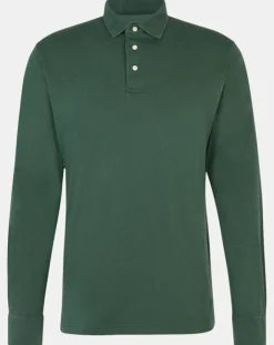 Outlet Hackett London Polo Regular Fit Jersey vert foncé