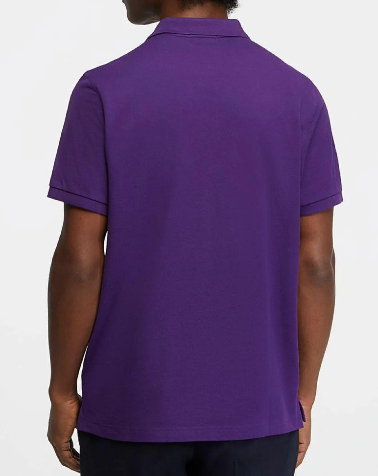 Sale Gant Polo Regular Fit manches courtes uni piqué violet