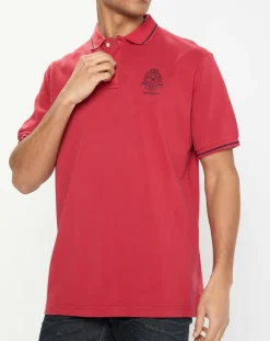 Homme Hackett London Polo Regular Fit piqué Blason rouge