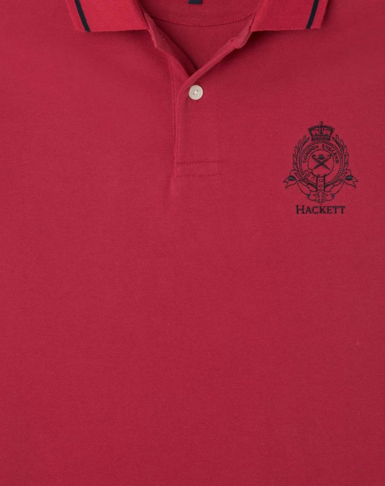 Homme Hackett London Polo Regular Fit piqué Blason rouge