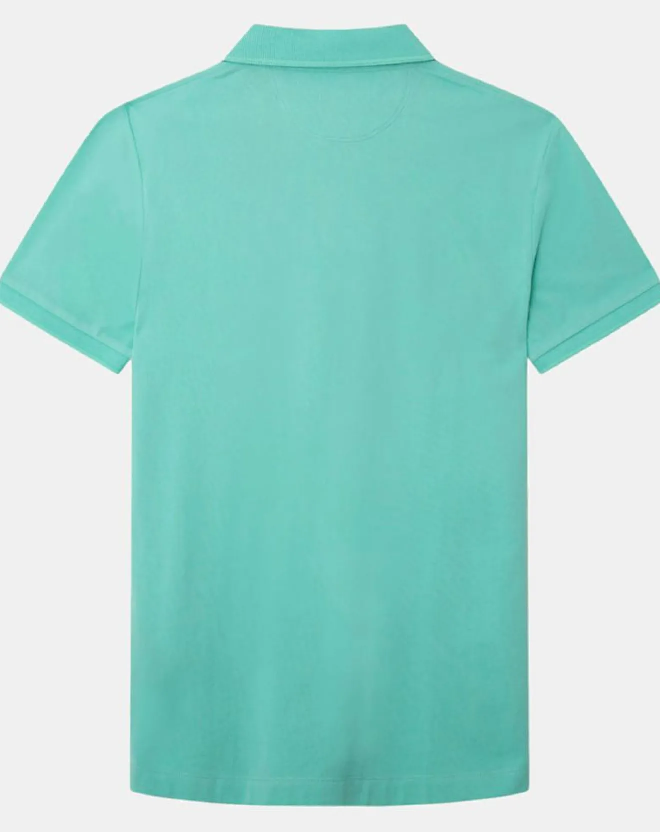 New Hackett London Polo Regular Fit uni piqué vert clair