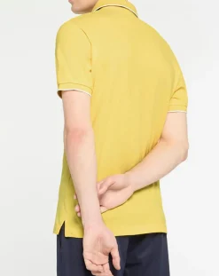 Homme Hackett London Polo Slim Fit jaune
