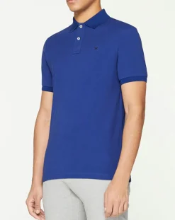 Hot Hackett London Polo Slim Fit uni bleu
